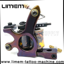 mais recente máquina de tatuagem de latão artesanal, forro e shader tattoo gun